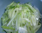 簡単!豚肉と葱のポン酢びたし作り方1写真