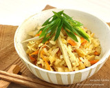 炊飯器de簡単おいしい♡鶏ごぼうごはん♡作り方5写真