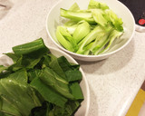 青梗菜と豚肉のさっぱり炒め作り方1写真
