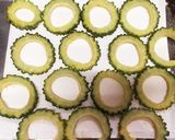 ゴーヤの肉詰め〜おからでヘルシーに作り方1写真