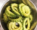 ゴーヤの肉詰め〜おからでヘルシーに作り方2写真