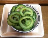 ゴーヤの肉詰め〜おからでヘルシーに作り方3写真