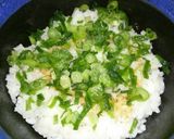 トリュフ塩のたまごかけごはん作り方3写真