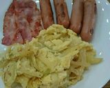 朝食に☆簡単にスパニッシュオムレツ風作り方5写真