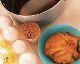 甘辛味が白米に合う☆いなりずしの皮で卵煮作り方3写真