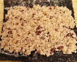 夕おもてなし♪赤飯で牛蒡アボカド海苔巻き作り方5写真