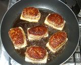 豆腐とひき肉の重ね焼き！豆腐ハンバーグ作り方10写真