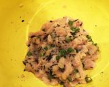 ⁂糖質制限⁂鶏胸肉のひじき入りハンバーグ作り方4写真