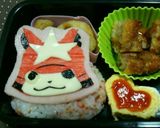 キャラ弁 ラストブシニャン 妖怪ウォッチ作り方7写真