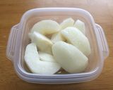 電子レンジで簡単!梨のコンポート作り方1写真