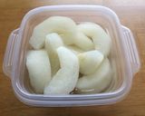 電子レンジで簡単!梨のコンポート作り方2写真