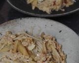 納豆と漬け物の和パスタ作り方10写真