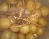 秋のおやつに玉こん煮作り方5写真