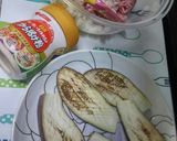 茄子のキャベツ☺香味野菜ミンチ挟み焼き☺作り方1写真