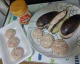 茄子のキャベツ☺香味野菜ミンチ挟み焼き☺作り方3写真