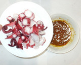 タコ・舞茸・ピーマンの簡単カレー野菜炒め作り方3写真