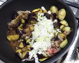 茄子と牛肉のやさしい味炒め作り方4写真