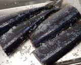 秋の味覚 サンマの塩焼き!!作り方4写真