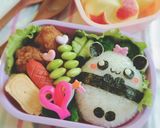 簡単キャラ弁♪♪パンダちゃんおにぎり作り方8写真
