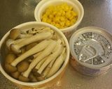 ツナとコーンの♥バター醤油炊き込みご飯作り方2写真