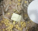 ツナとコーンの♥バター醤油炊き込みご飯作り方5写真