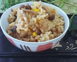 ツナとコーンの♥バター醤油炊き込みご飯作り方6写真