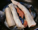 秋鮭のアラでちゃんちゃん焼き♪作り方2写真