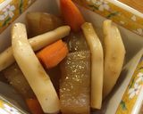 味が染み込んだアオリイカの大根煮作り方5写真