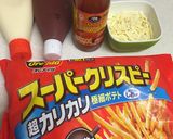 ポテトにとろーり☆スイートチリチーズがけ作り方1写真