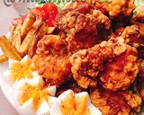 にんにくたっぷり鶏ももザンギ(唐揚げ)作り方9写真