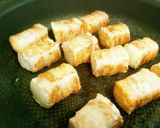 甘辛！肉巻き厚揚げハニーマスタードソース作り方3写真