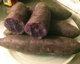 甘さ控えめ紫芋和菓子作り方2写真