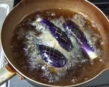 ポン酢でいただくナスのひき肉はさみ揚げ作り方7写真