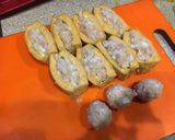 煮込むまであっという間！絹揚げの肉詰め作り方3写真