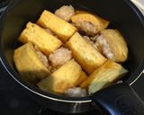 煮込むまであっという間！絹揚げの肉詰め作り方4写真