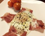 ちょっとかわいいスタイルのベーコンエッグ作り方5写真