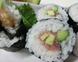 ✿アボガドと生ハム✿おいしい中トロ鉄火巻作り方3写真
