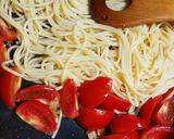 生ハムとトマトのレモンペペロンチーノ♪作り方7写真