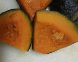 スライス生チョコでかぼちゃのちぎりパン作り方1写真