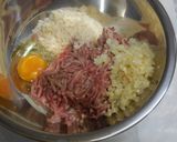 絶対失敗しない、チーズインハンバーグ。作り方1写真