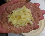 絶対失敗しない、チーズインハンバーグ。作り方4写真