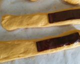 スライス生チョコでかぼちゃのちぎりパン作り方8写真