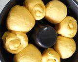スライス生チョコでかぼちゃのちぎりパン作り方13写真