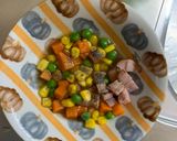 レンジソースチキンカツ味オムライス弁当作り方3写真