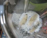 お茶入りバナナごまジュース♪作り方1写真