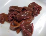 レバーと椎茸の旨煮♪作り方3写真