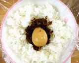 うずらの煮卵入りおむすび作り方4写真