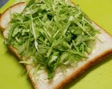 子供ランチに♪ハムキャベツチーズトースト作り方2写真