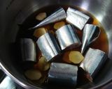 ☆圧力鍋で骨ごとパクッ☆秋刀魚の生姜煮☆作り方3写真