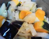 シャバシャバしない野菜のトマトジュース煮作り方4写真